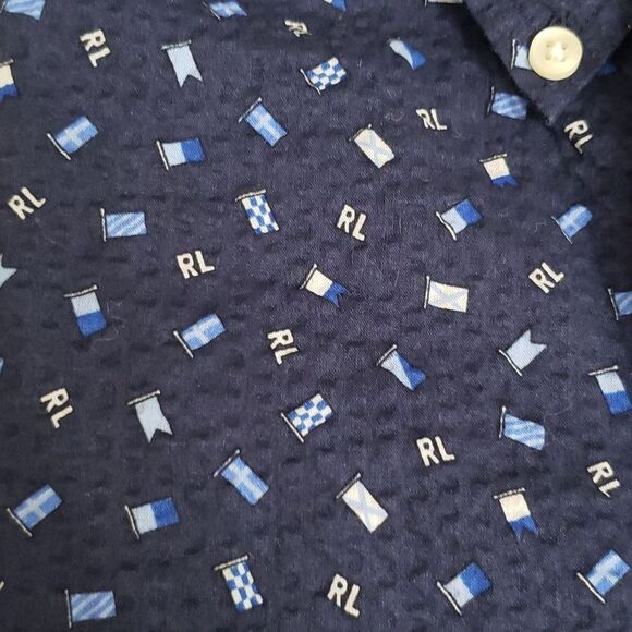 Ralph Lauren Seersucker Button Down Shirt - Picture 2 of 8